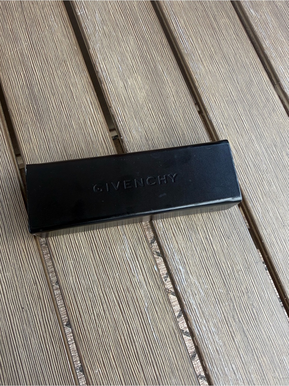 Givenchy Black Folding Eyeglasses Sunglasses Case Designer